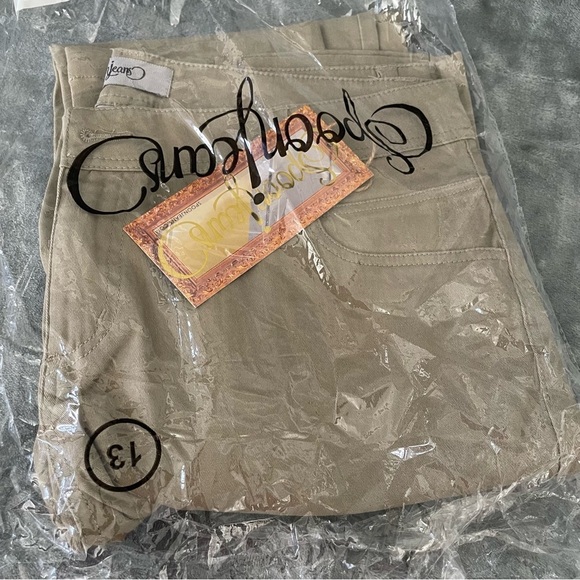 NWT Spoon Jeans Khaki Stretch Skinny Pants Women's Juniors Size 13 - Picture 5 of 10